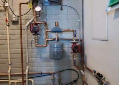 Boiler replacement for a residential home for infloor heat