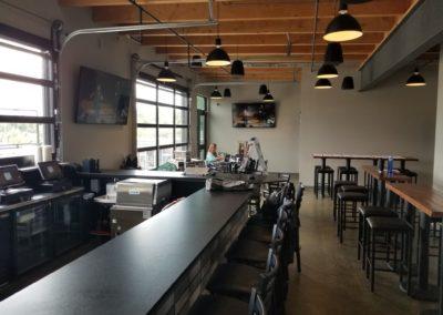 Jukes Ale Works is completed in old downtown Elkhorn ductwork heating cooling equipment and brewery room 10
