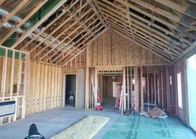 New construction home with geothermal systems and very tall ceilings