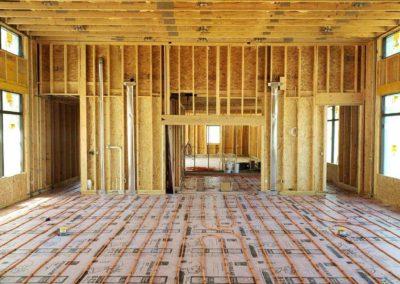 installing infloor heating insulation is laid down and before and after the tubing is laid down the flooring will be laid over the top2 1