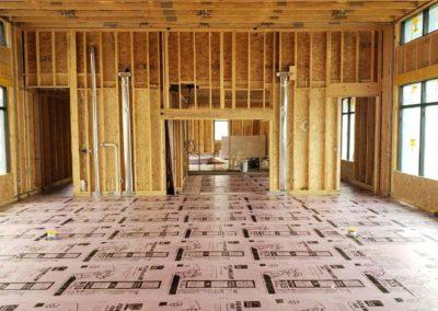 installing infloor heating insulation is laid down and before and after the tubing is laid down the flooring will be laid over the top3 1