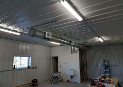 new outbuilding shopgarage for trackers on an acreage in Murray Nebraska Brand 3