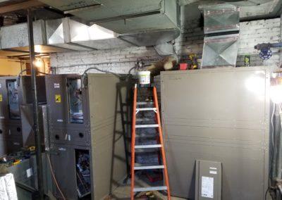 replacing heating and cooling systems ductwork and boilers at harvest community church 5