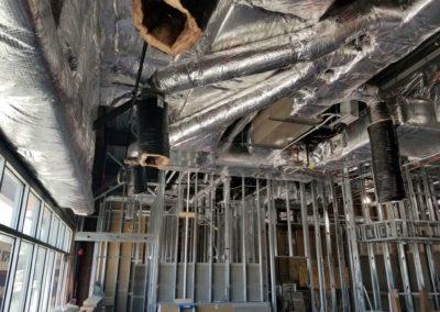 Carters HVAC Portfolio commercial project at Wing Stop